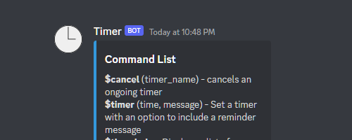 Discord Timer Project Image